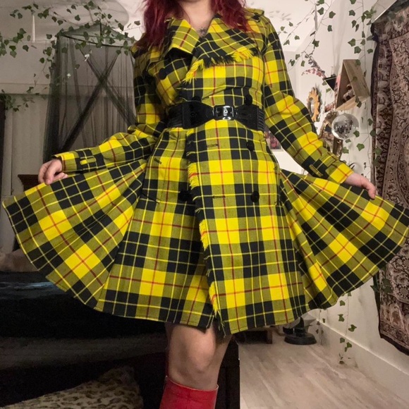 Jean Paul Gaultier 2004 Pleated Flared Trenchcoat/Dress - Picture 1 of 8